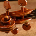 Violin by David Finck - Scroll t Side Up