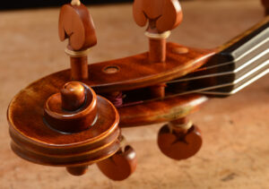 Violin by David Finck - Scroll t Side Up
