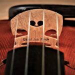 Violin by David Finck - Bridge