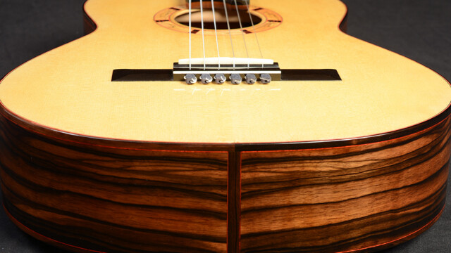 Classical Guitar by David Finck Purfling