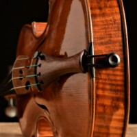Violin by David Finck - End Button