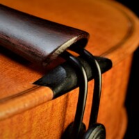 Violin by David Finck - Saddle