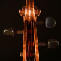 Cello by David Finck -- Scroll Front